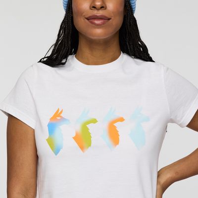 COTOPAXI W Cuatro Bitmap T-Shirt White