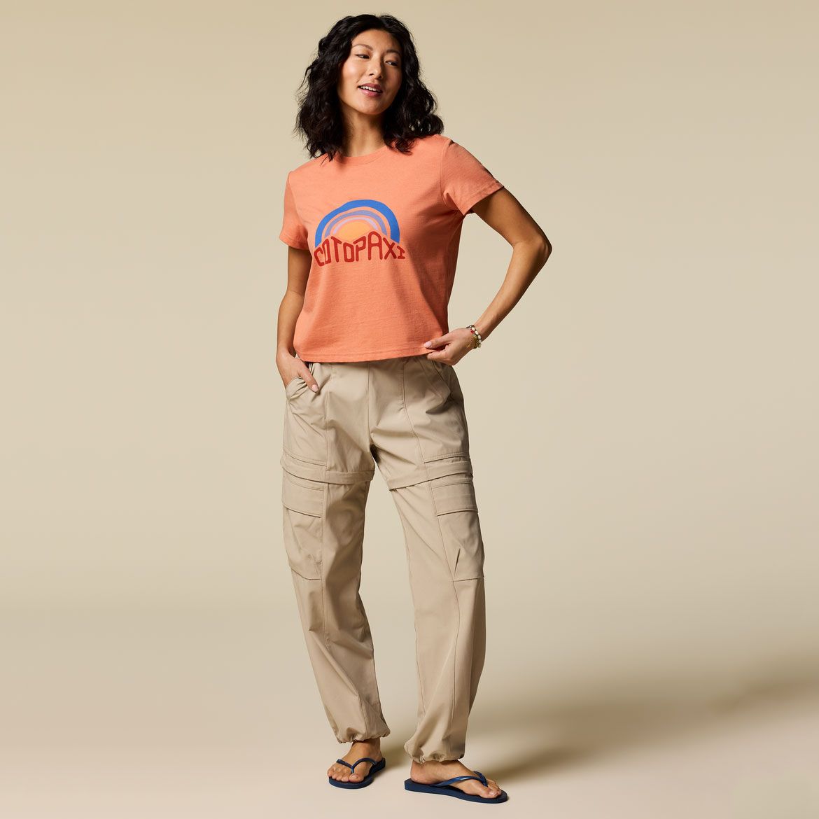 COTOPAXI W Sunset Embers T-Shirt Grapefruit