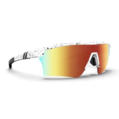 Blenders Pacer - White Splatter | Red Polarized
