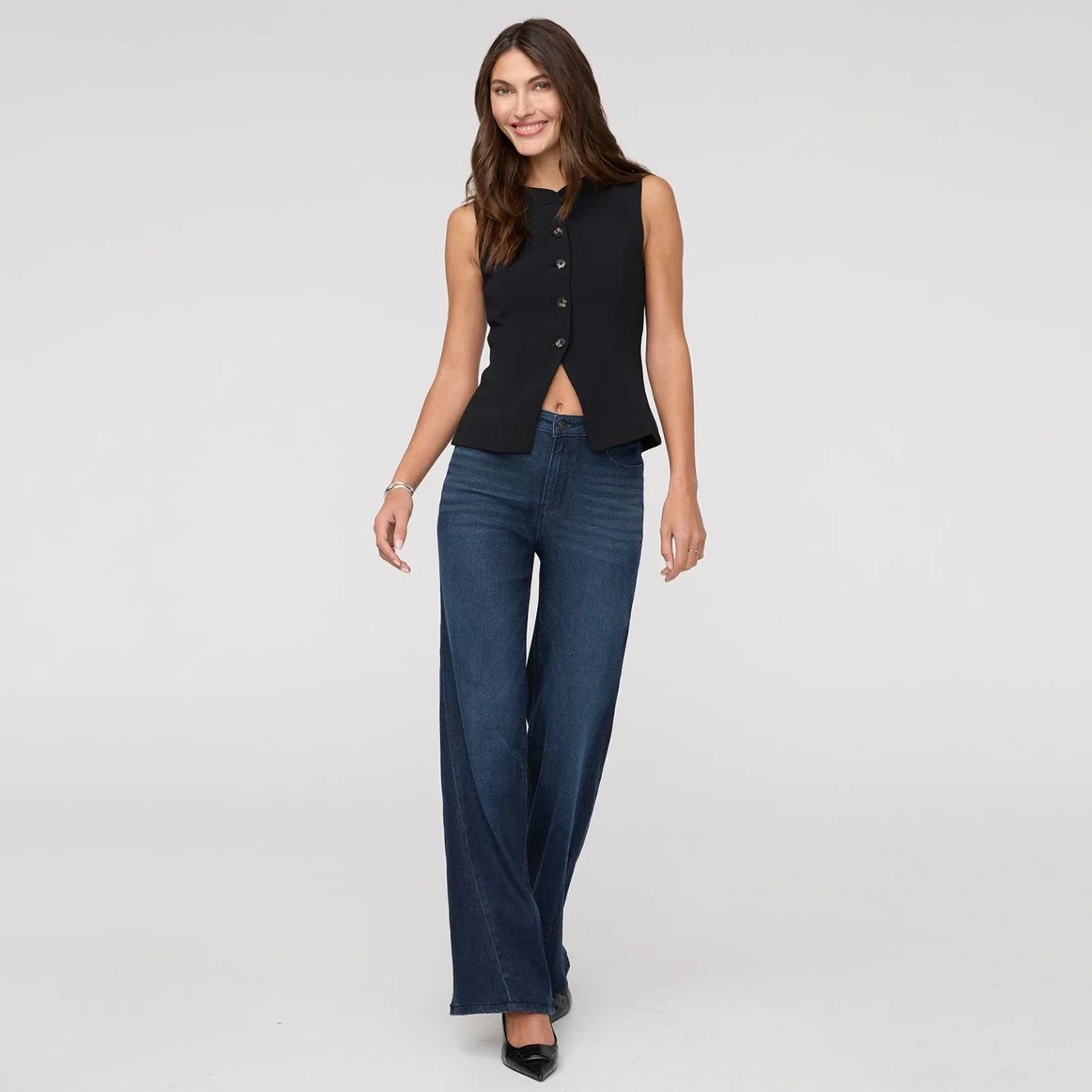 DUER W No Sweat Denim High Rise Wide Leg