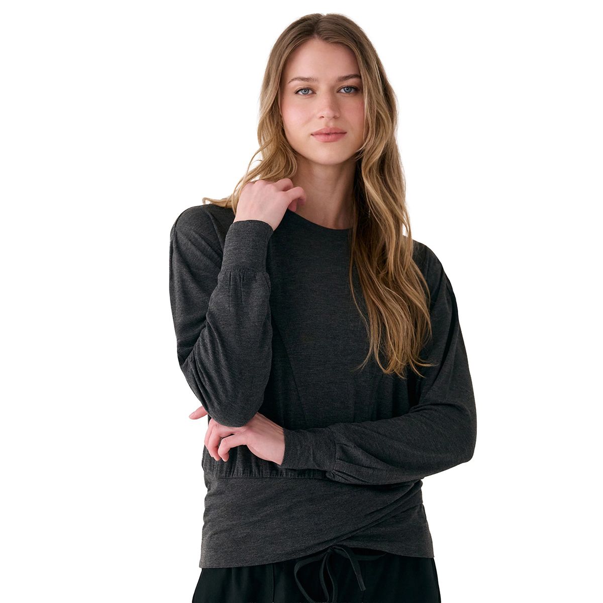 LOLE Elisia Long Sleeve Black Heather
