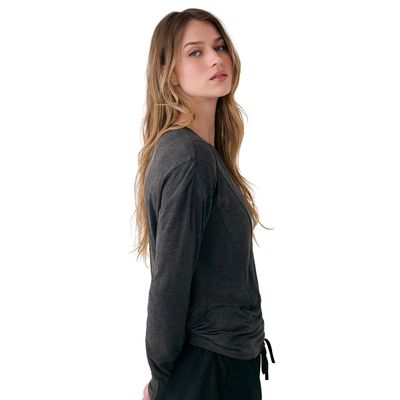 LOLE Elisia Long Sleeve Black Heather