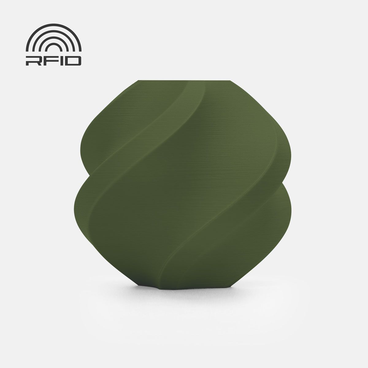 Bambu Lab PLA MATTE - Dark Green Filament Refill - No Spool