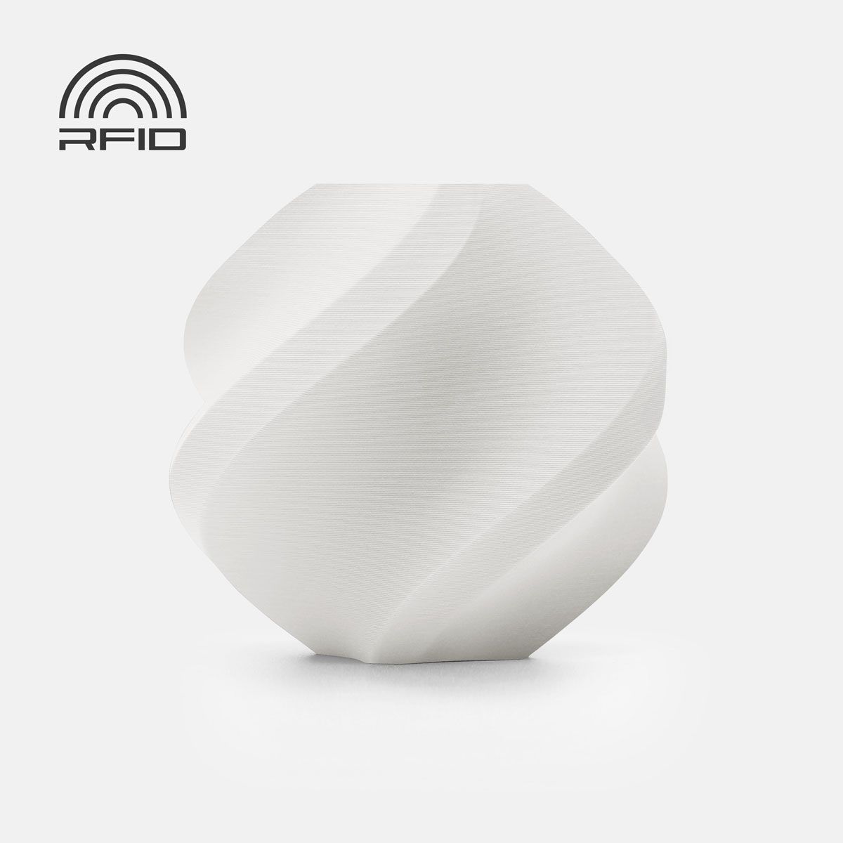 Bambu Lab PLA MATTE - Ivory White Filament Refill - No Spool