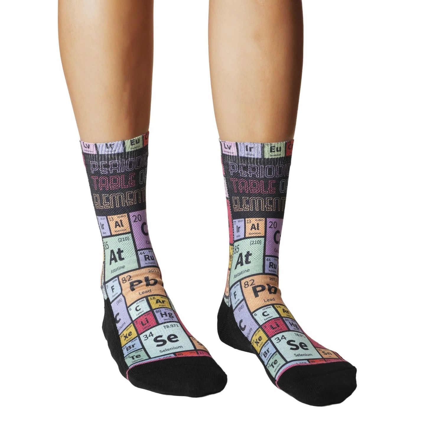 Good Luck Sock Periodic Table Of Elements Socks Womens 5-9