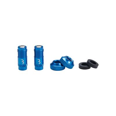 BBB Cycling BTI-165 CoreCap, Tubeless Valve, Blue, Pair