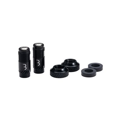 BBB Cycling BTI-165 CoreCap, Tubeless Valve, Black, Pair