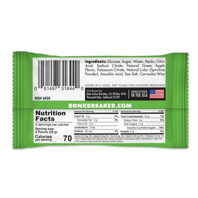 Salt Stick Energy Gummies Green Apple Single