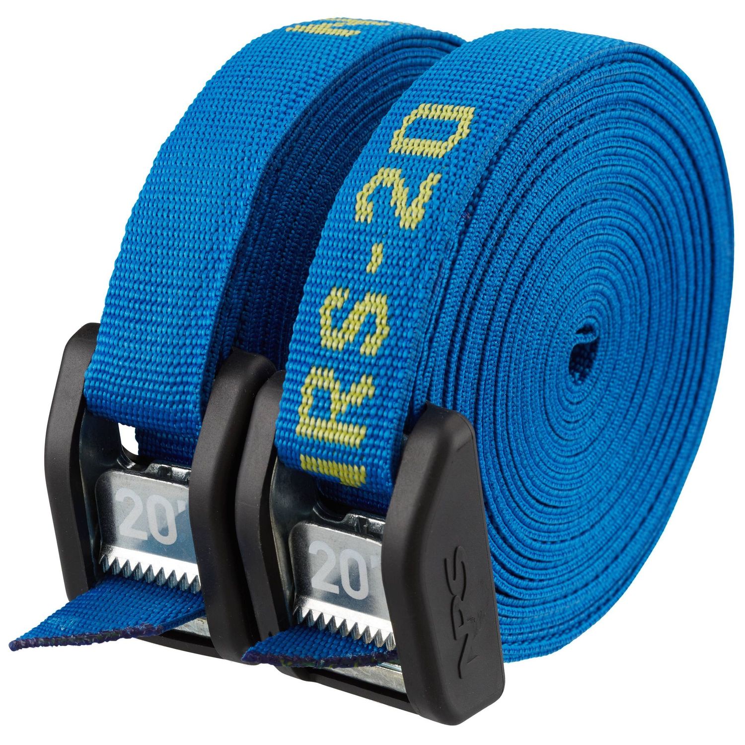 NRS Buckle Bumper Straps Size: 20' Pair, Iconic Blue