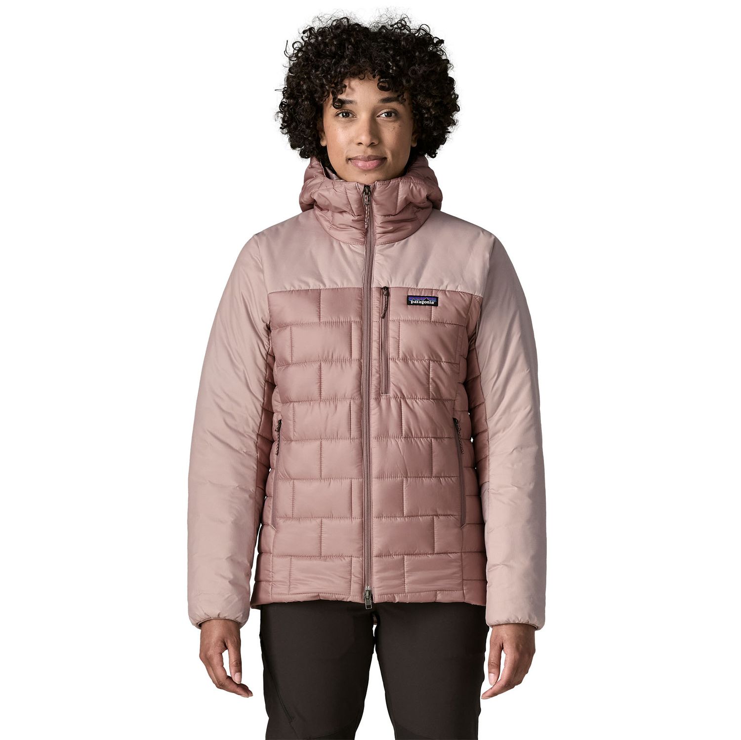 Patagonia W Hi-Loft Nano Puff Hoody Stingray Mauve