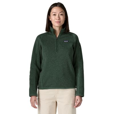 Patagonia W Better Sweater 1/4 Zip Canopy Green Patagonia W Better Sweater 1/4 Zip Canopy Green