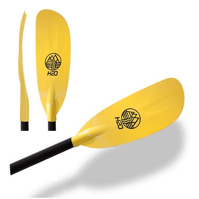 H2O Glide Carbon Paddle Yellow