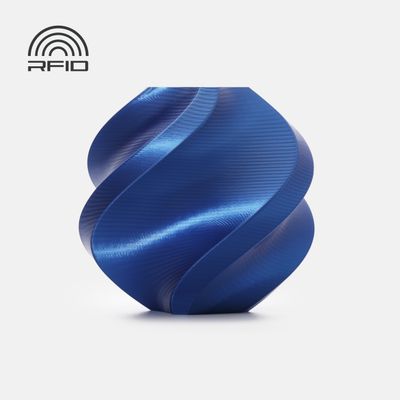 Bambu Labs PLA SILK +  BLUE Filament with Spool