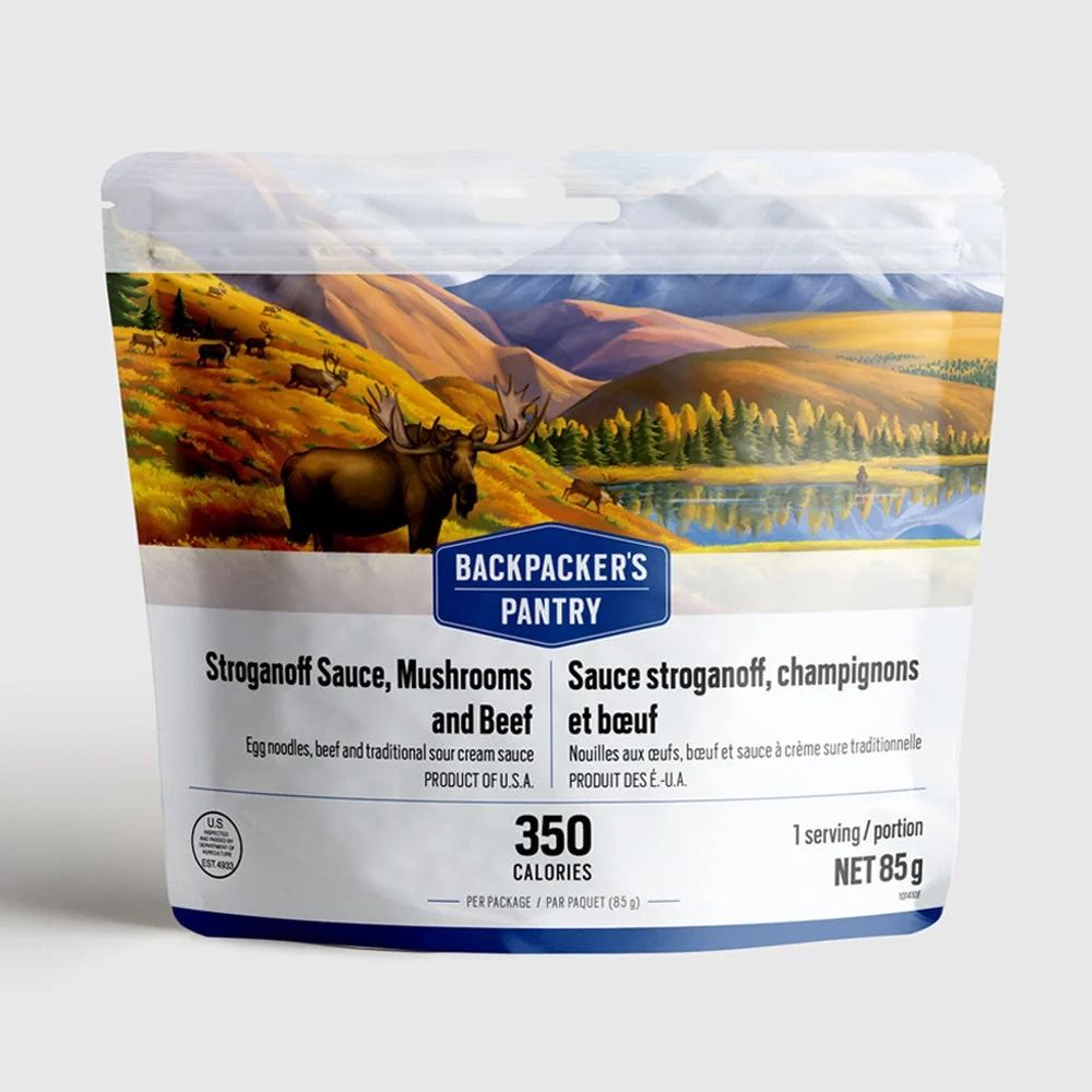 Backpacker's Pantry - Stroganoff Sauce, Mushrooms & Beef - Single Serve Backpacker's Pantry - Stroganoff Sauce, Mushrooms & Beef - Single Serve