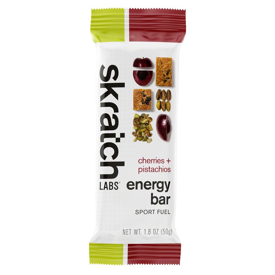 Skratch Labs Energy Bar Sport Fuel - Cherry Pistachio, Single Skratch Labs Energy Bar Sport Fuel - Cherry Pistachio, Single