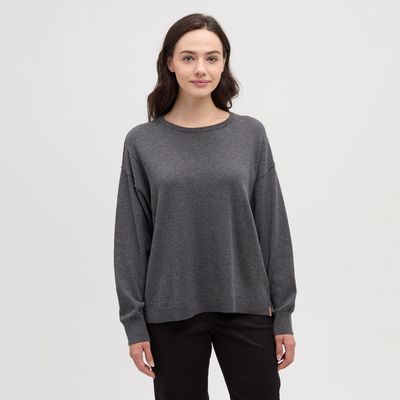 tentree W Holly Sweater Dark Grey