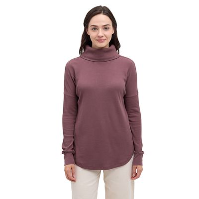 tentree W Highwood Turtleneck Mauve Stone