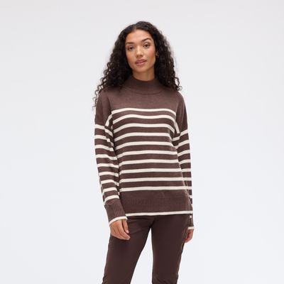 FIG Haley Sweater - Cacao / Pearl