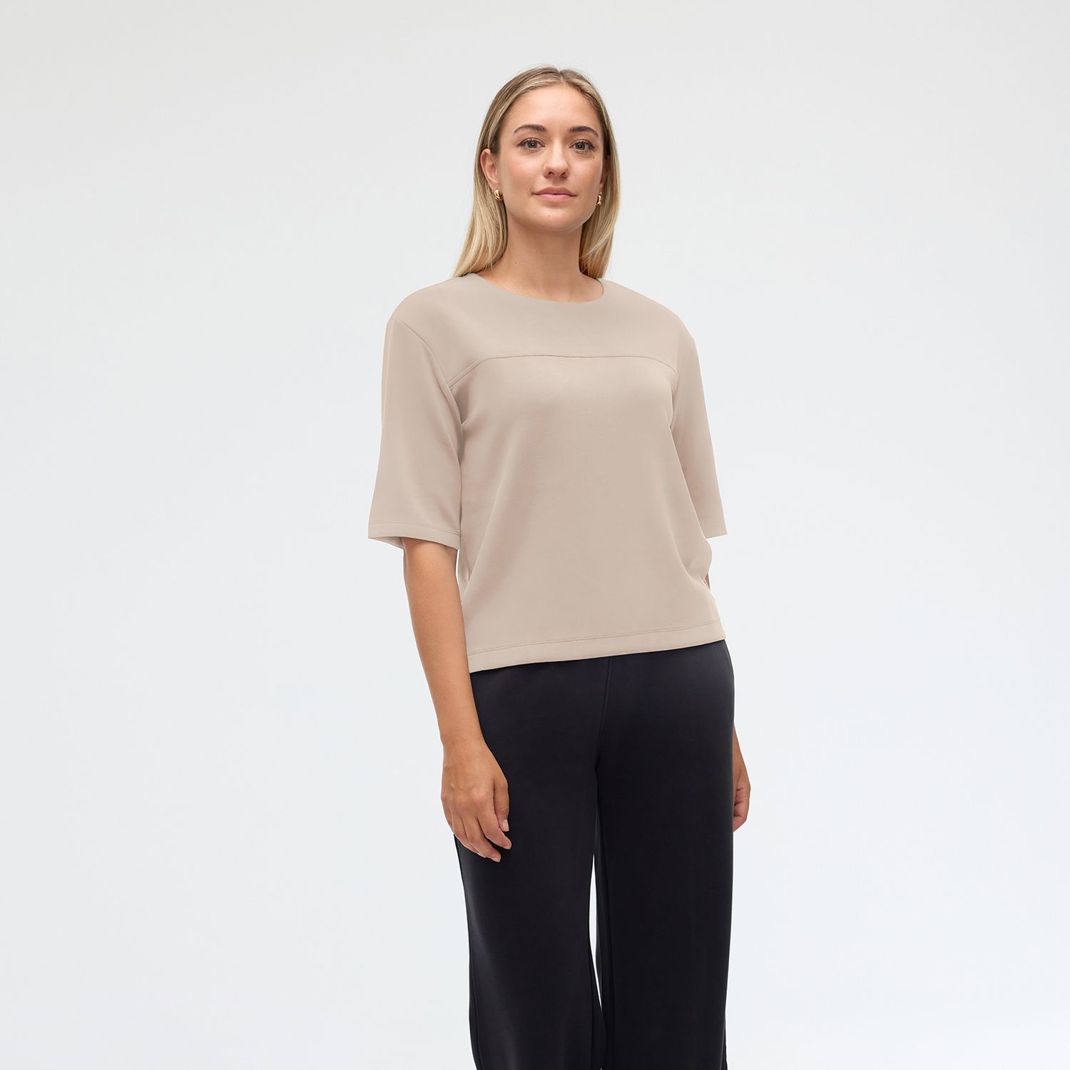 FIG Nerida S/S Top - Mocha Latte