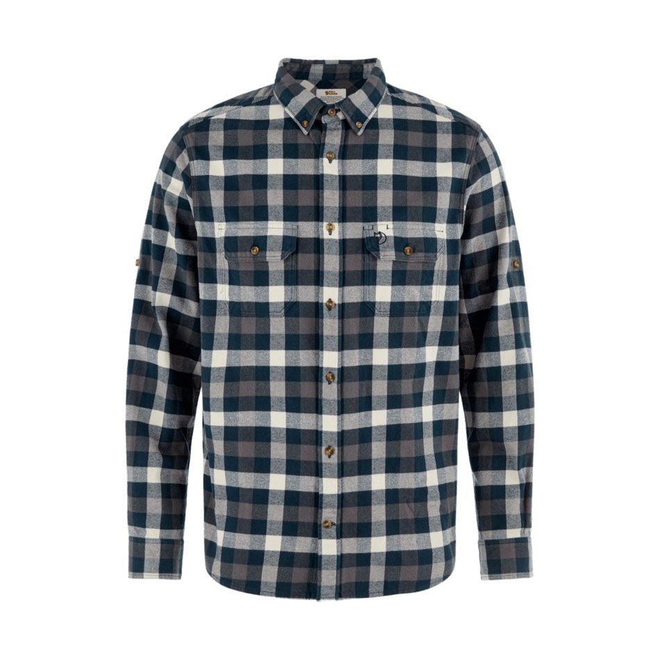 Fjallraven M Skog Relaxed Shirt Navy-Chalk Fjallraven M Skog Relaxed Shirt Navy-Chalk