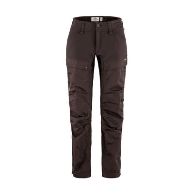 Fjallraven W Keb Trousers Curved Black Oak