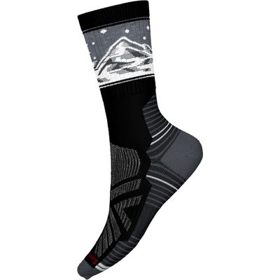 Smartwool Hike Light Cush Valley View Crew Black