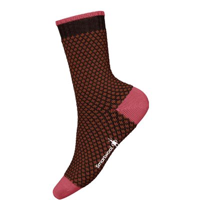 Smartwool W Cozy Popcorn Polka Dot Crew Chestnut