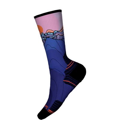 Smartwool W Hike Target Cush MNT Sunrise Crew Navy