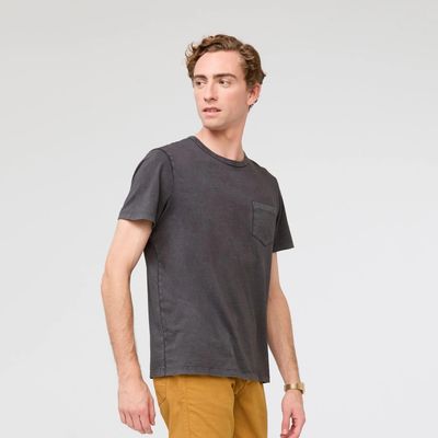 DU/ER M PurePima Pocket Tee Washed Grey