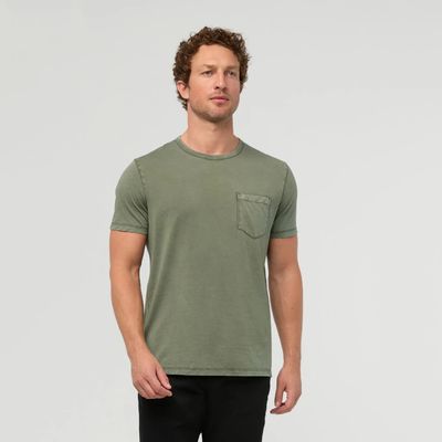 DU/ER M PurePima Pocket Tee Washed Kelp DU/ER M PurePima Pocket Tee Washed Kelp