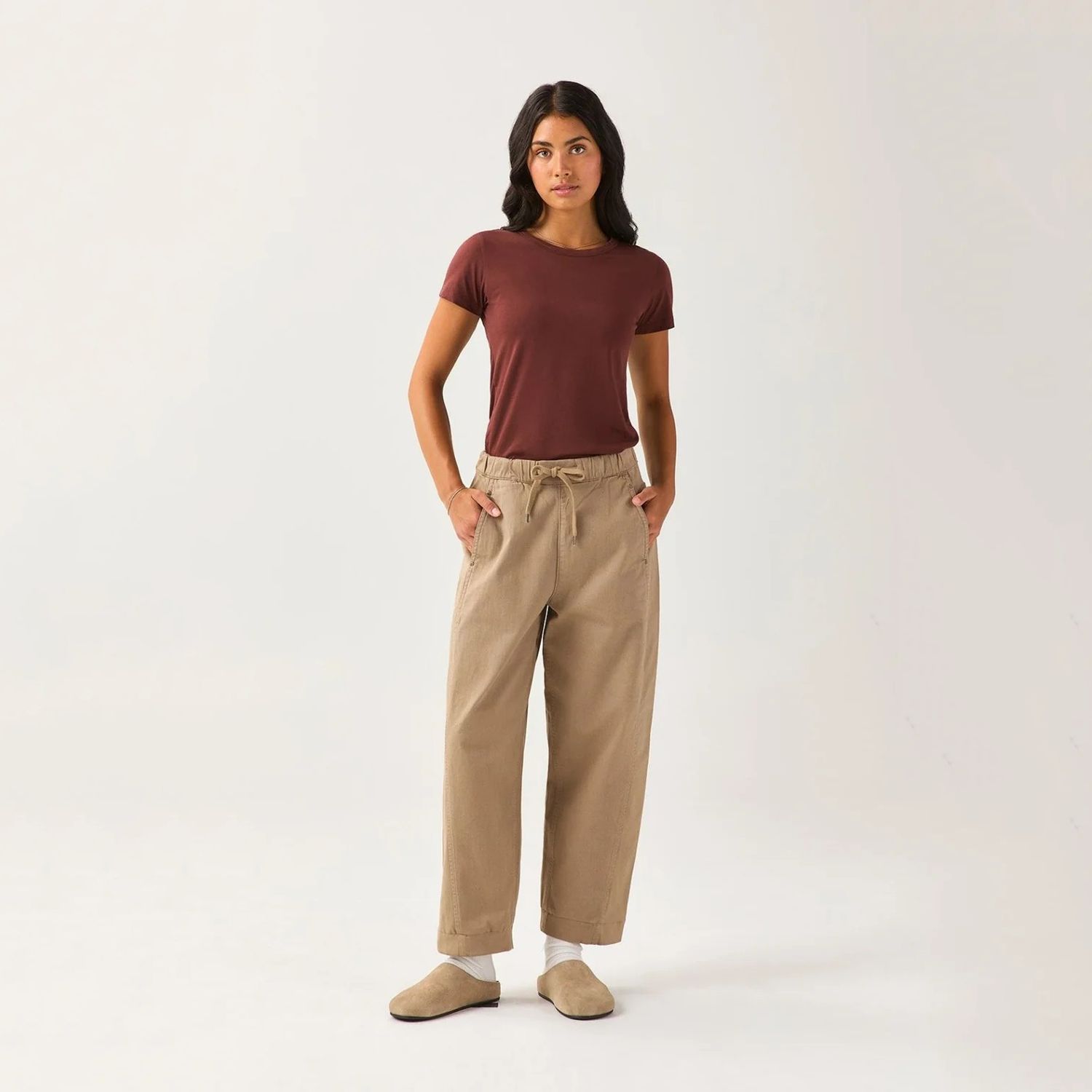 DU/ER W FlexTwill Barrel Pull On Pant Desert Tan (29L) DU/ER W FlexTwill Barrel Pull On Pant Desert Tan (29L)