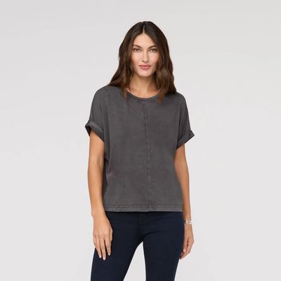 DU/ER W PurePima Dolman Tee Washed Grey