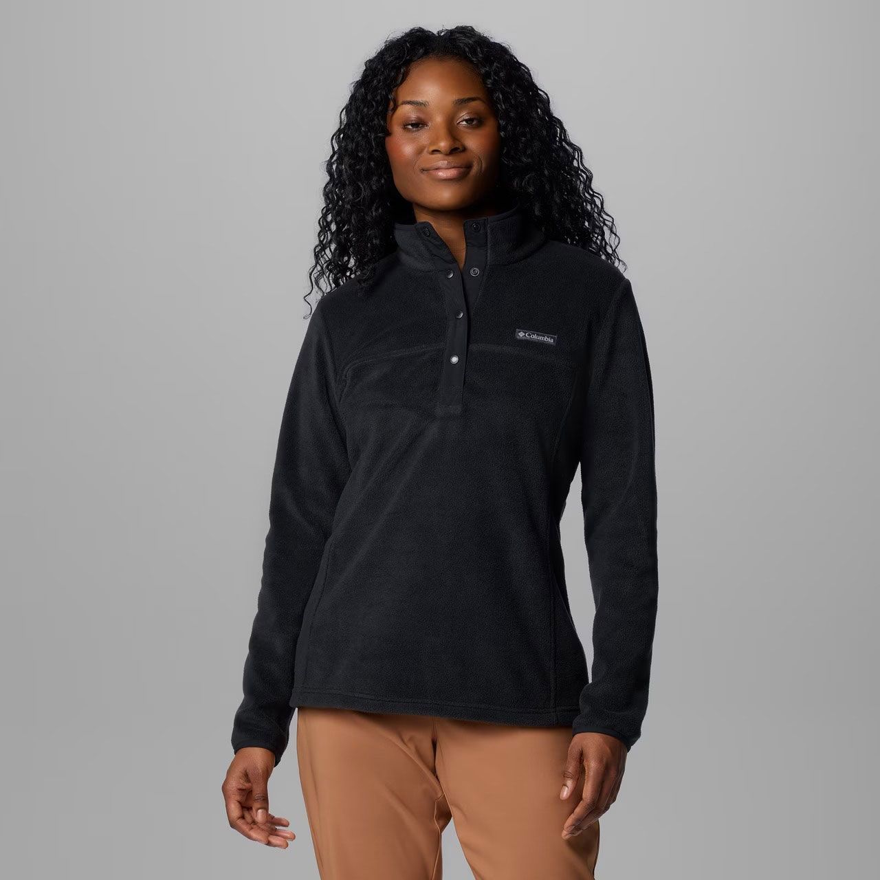 Columbia W Benton Springs 1/2 Snap PO II Black Columbia W Benton Springs 1/2 Snap PO II Black