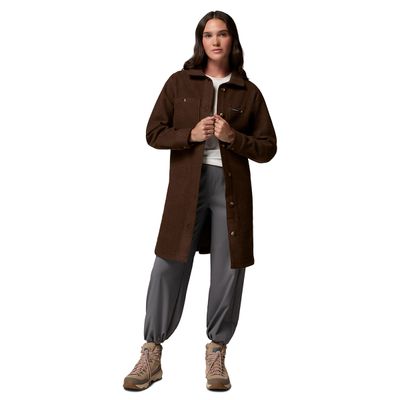 Columbia W Wildest Venture Long Fleece Coat Tobacco Columbia W Wildest Venture Long Fleece Coat Tobacco