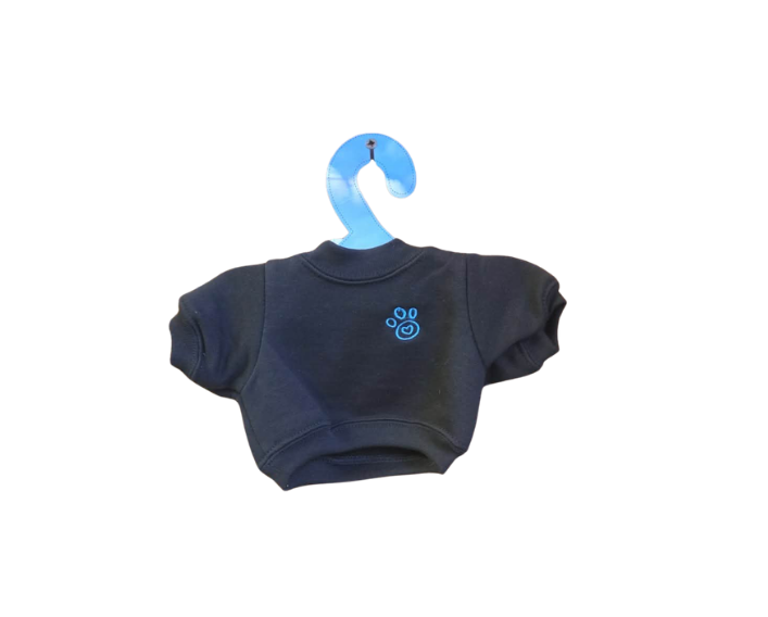 Paw Black Sweater 16"