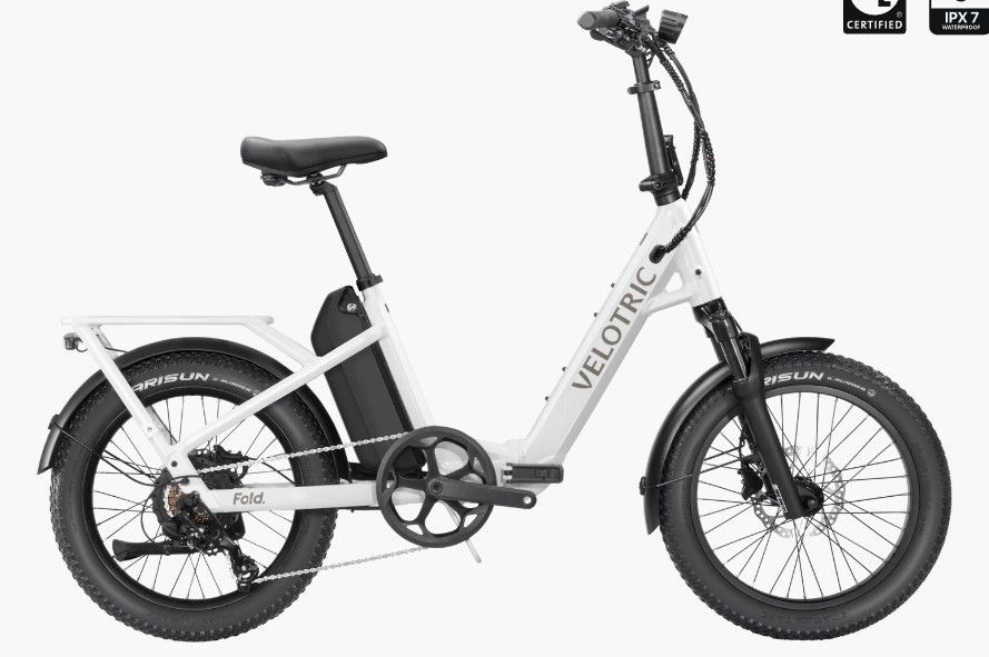 Velotric Fold 1 Plus E-Bike  - Pearl White