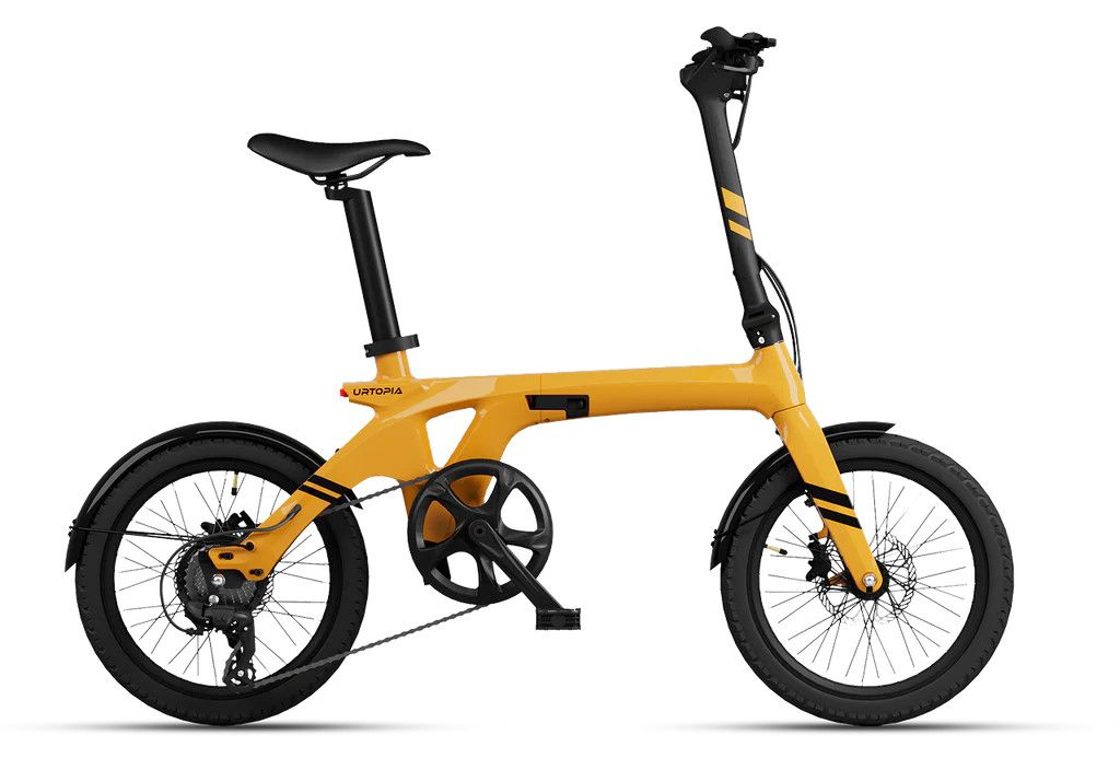 Urtopia Carbon Fold 1 E-Bike - Yellow