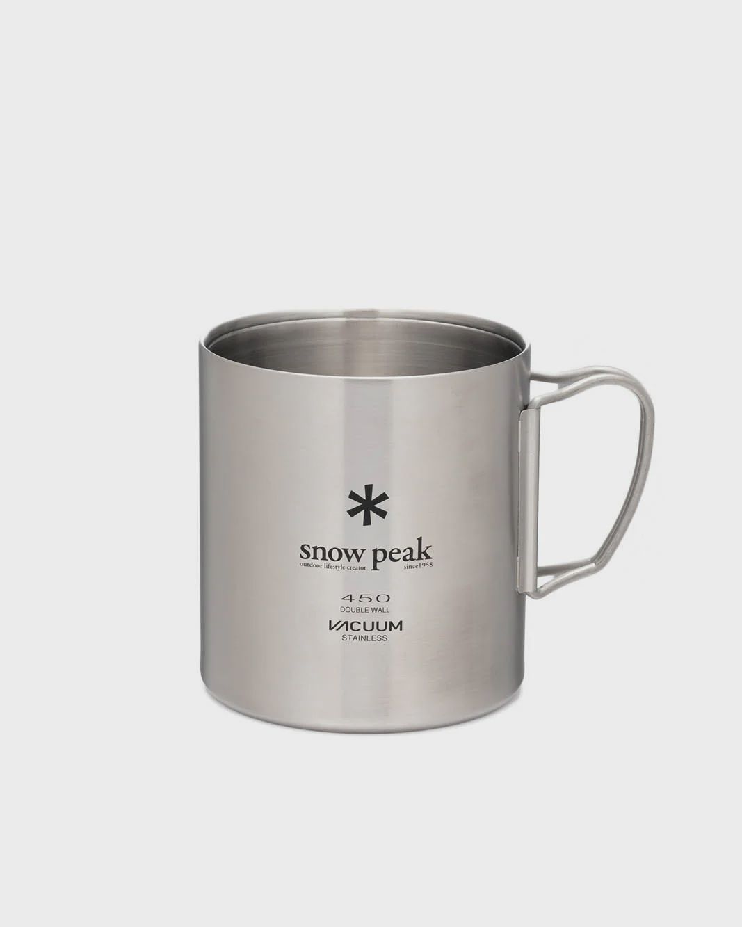 Stainless Vacuum-Insulated Mug in 450ml by Snow Peak