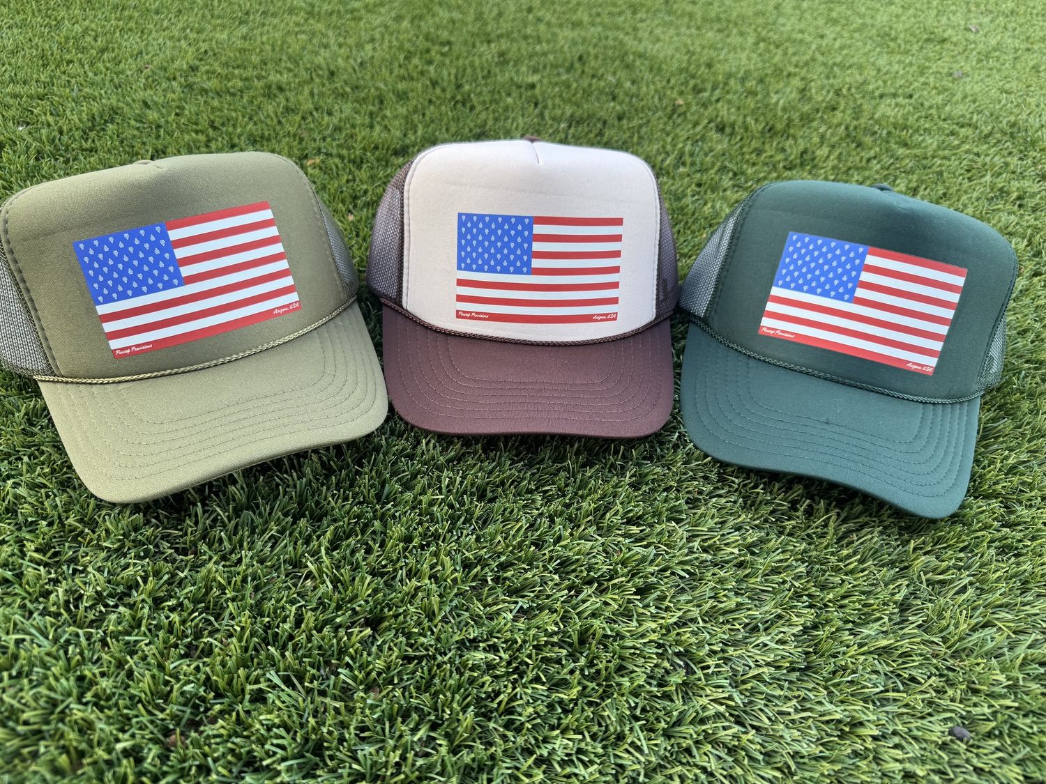 Flag On Foam Trucker