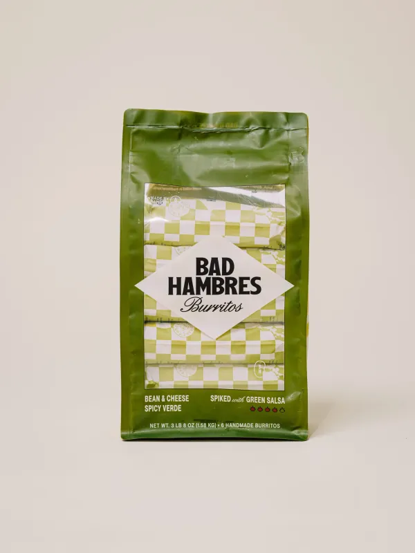 Bad Hambres Burritos 6 pack