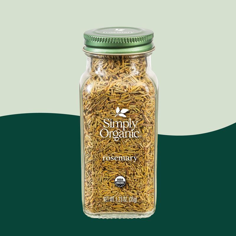 Pure Rosemary Leaf, Certified Organic, Kosher, 1.23 Oz