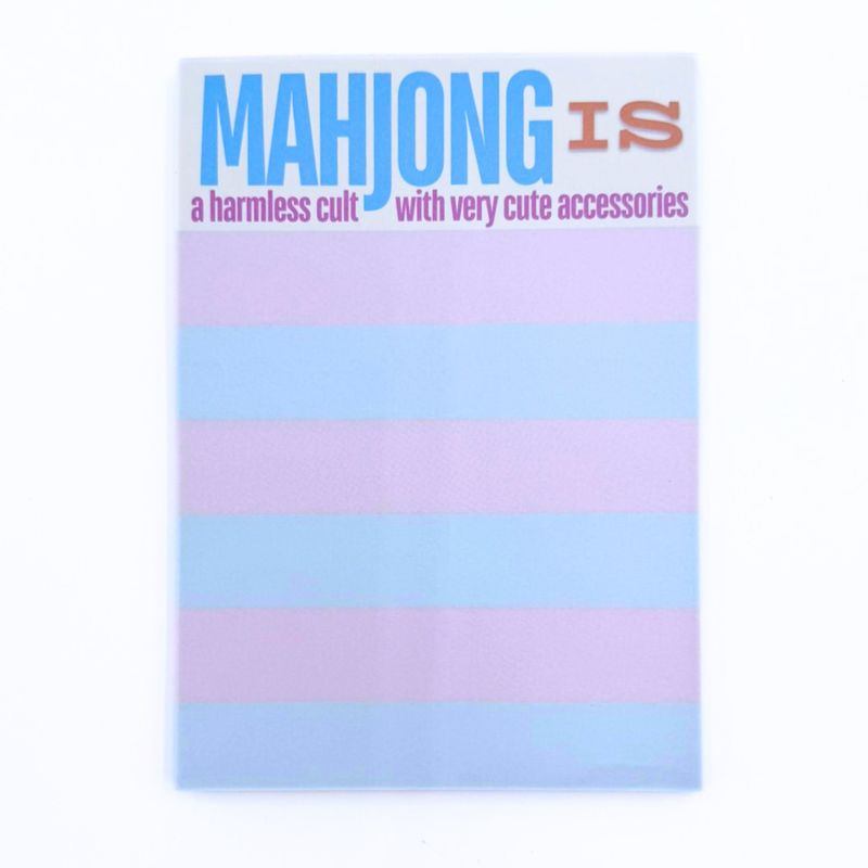 MAHJONG NOTEPAD  |  5x7 inches  |  100 Pages