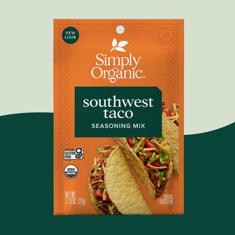 Southwest Taco Seasoning Mix, Certified Organic, Gluten Free