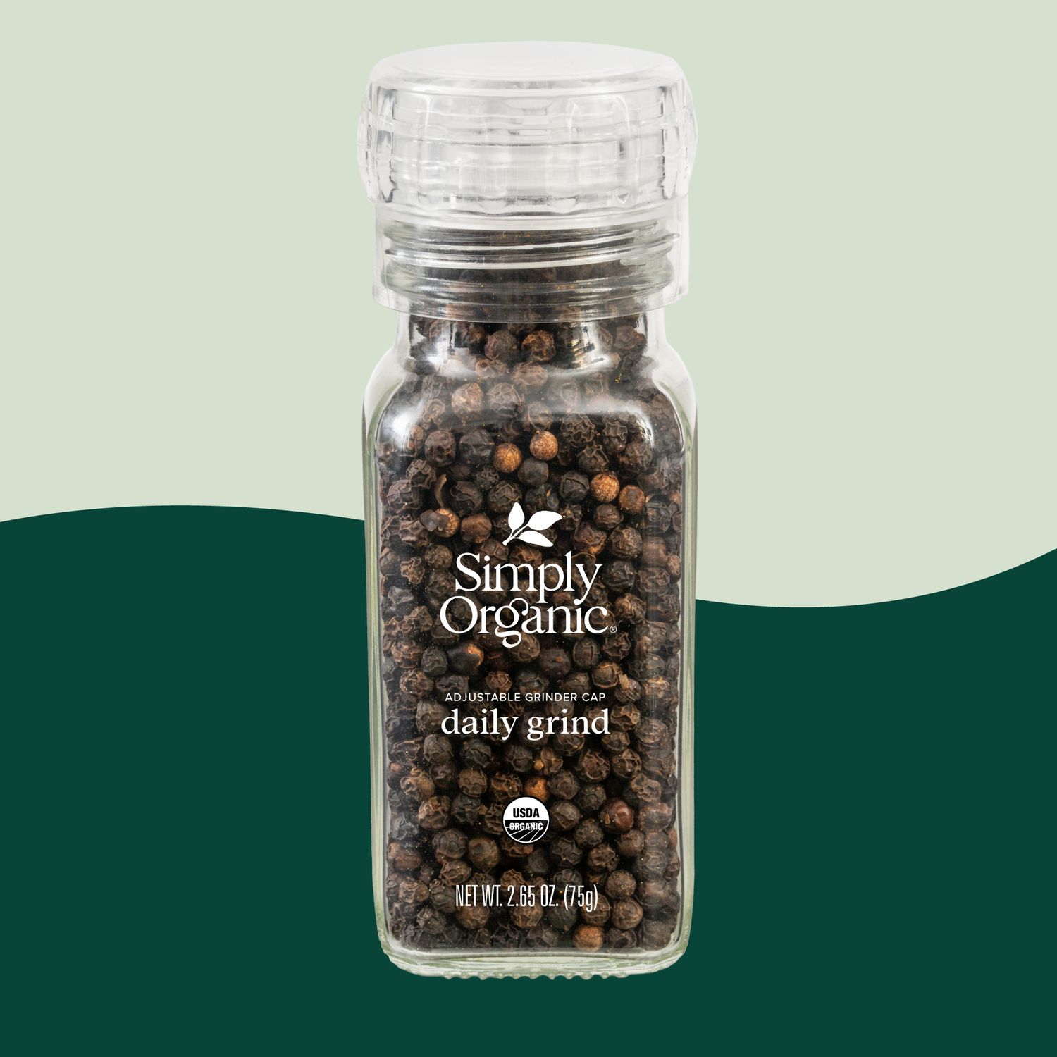 Black Peppercorn Grinder, Daily Grind, Certified Organic Black Peppercorn Grinder, Daily Grind, Certified Organic