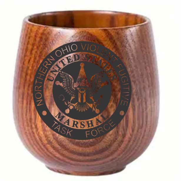 6 OZ WOOD BOURBON GLASS