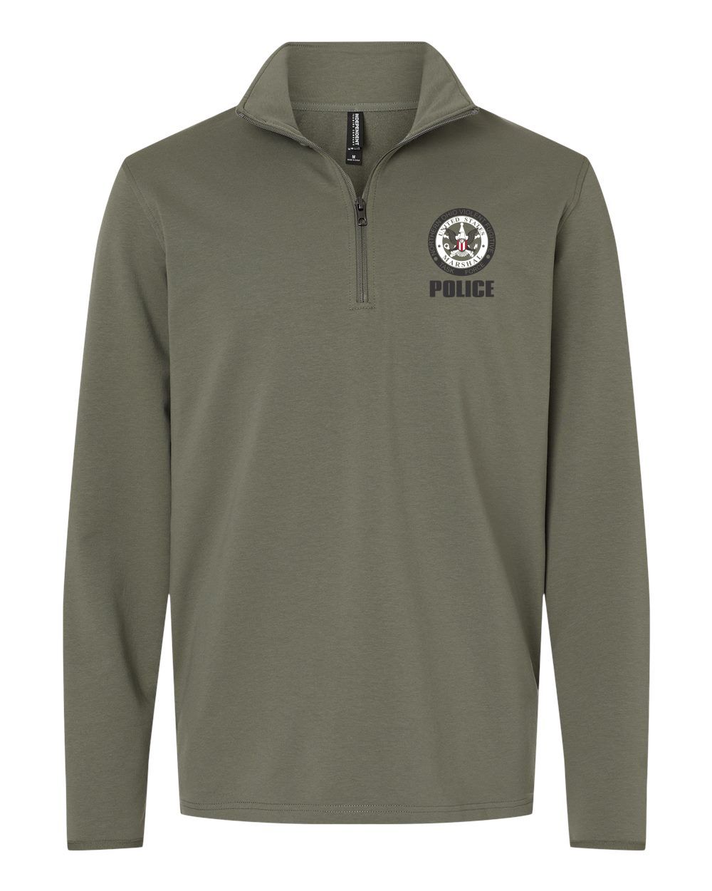 NOVFTF MILITARY GREEN QUARTER ZIP