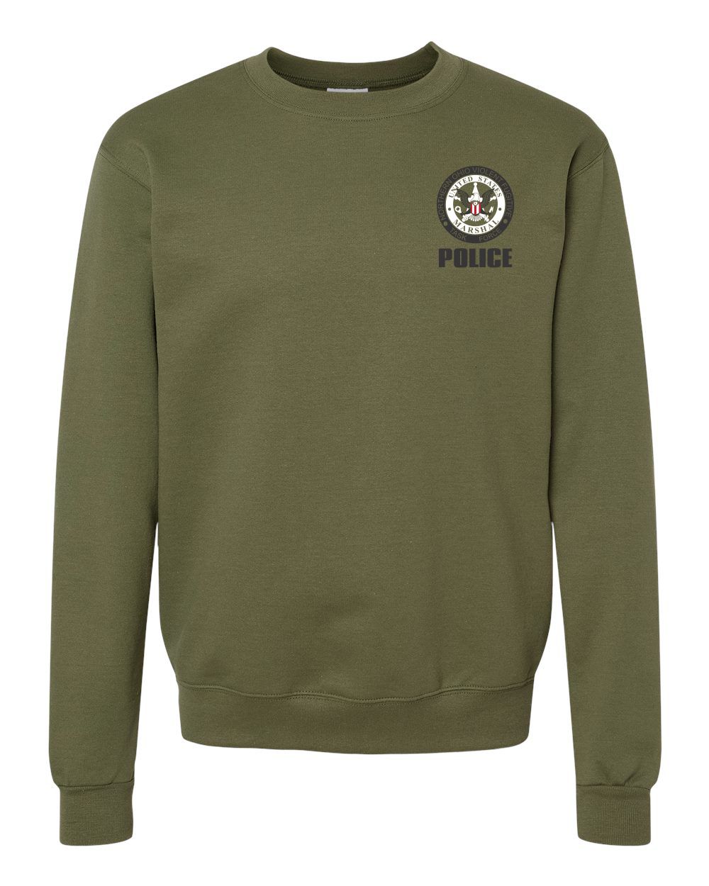 NOVFTF MILITARY GREEN CREW NECK SWEATSHIRT