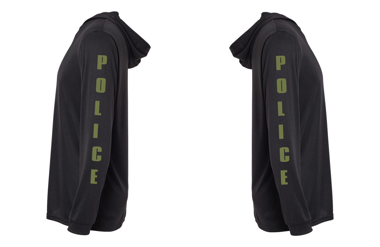 NOVFTF BLACK PERFORMANCE HOODED LS