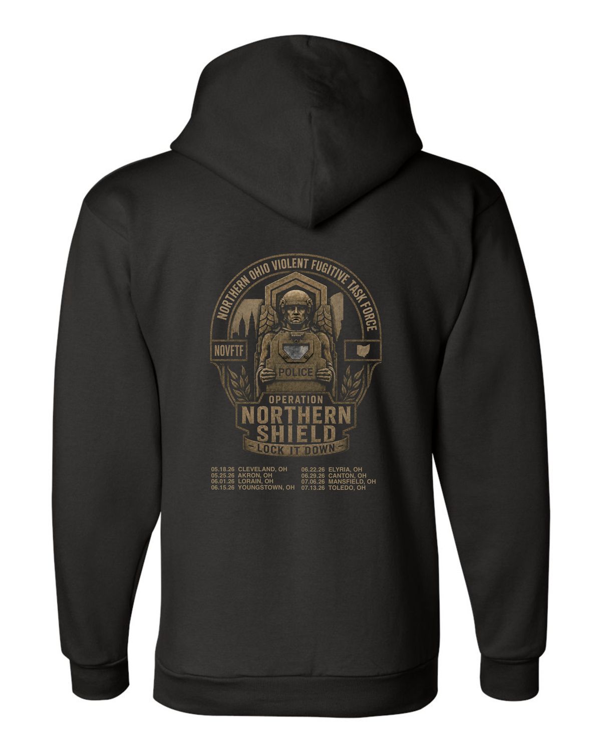 OP USMS BLACK HOODIE