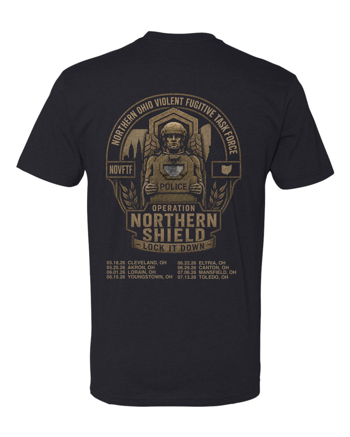 OP USMS BLACK T-SHIRT